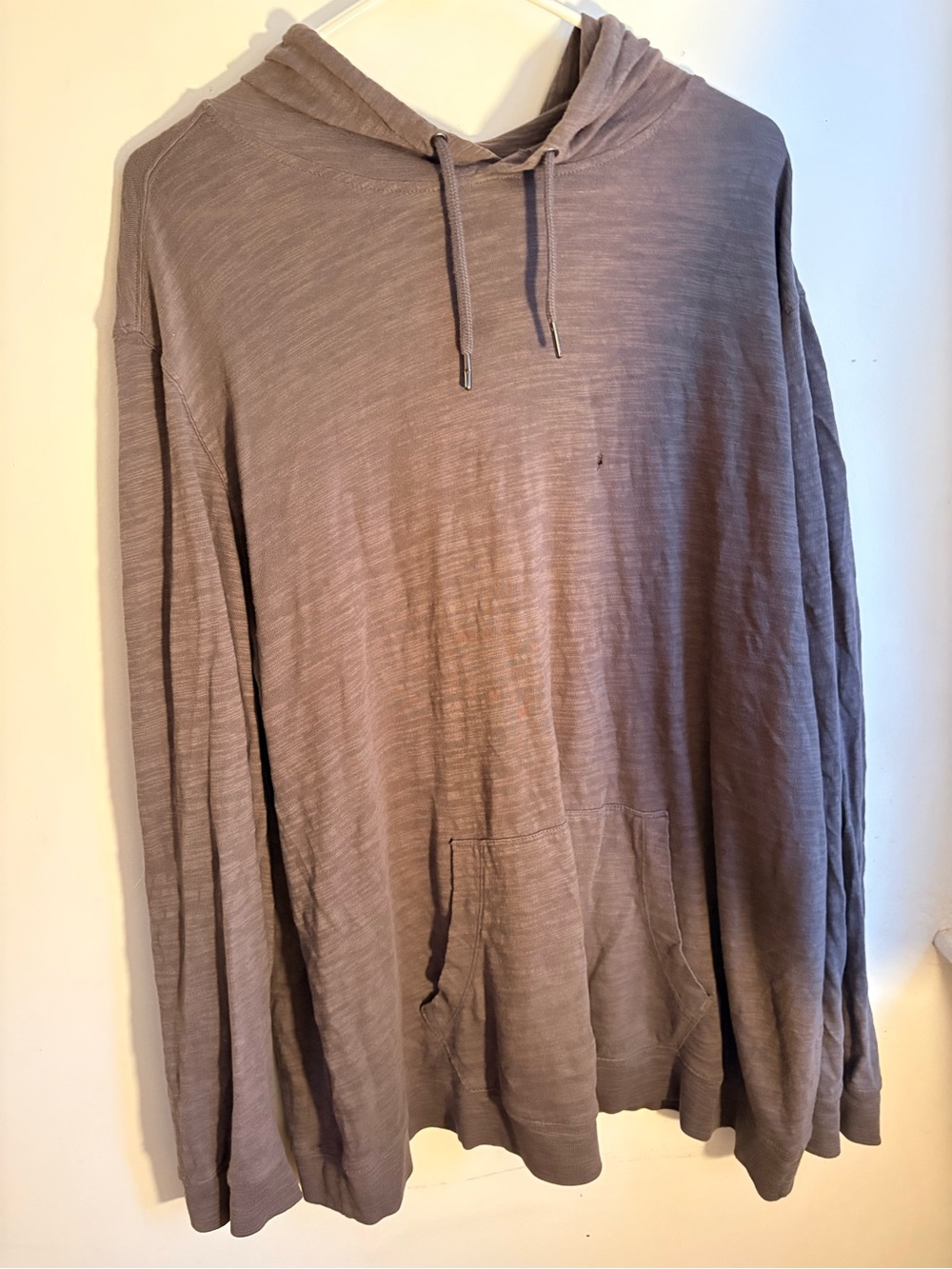 Men's Lightweight Hooded Shirt in Taupe